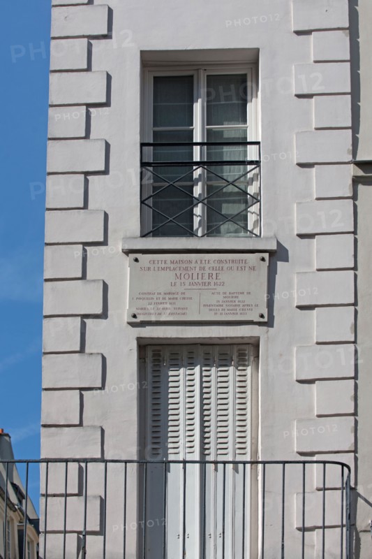 Rue Saint Honoré, Au Numero 96 Emplacement présumé De La Maison Natale De Molière