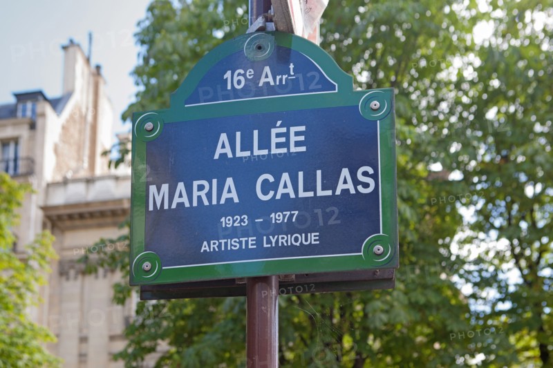 Allée Maria Callas in Paris