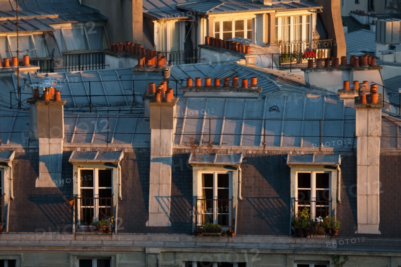 Montmartre,Vues sur les toits depuis les alentours du Sacré Coeur