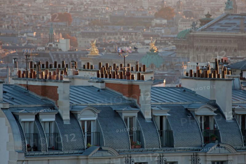 View over Paris roofs