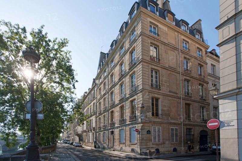 The Ile Saint-Louis in Paris