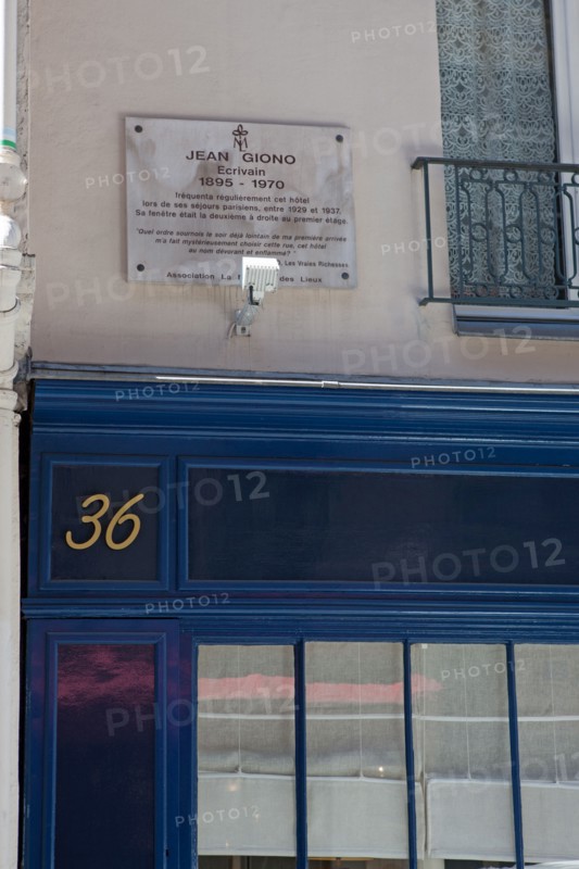 36 rue Du Dragon, Hôtel où vécut Jean Giono