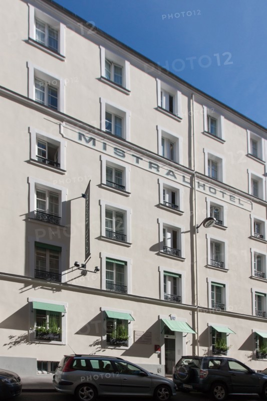 24 rue Cels, Hôtel Mistral où vécurent Sartre et Beauvoir