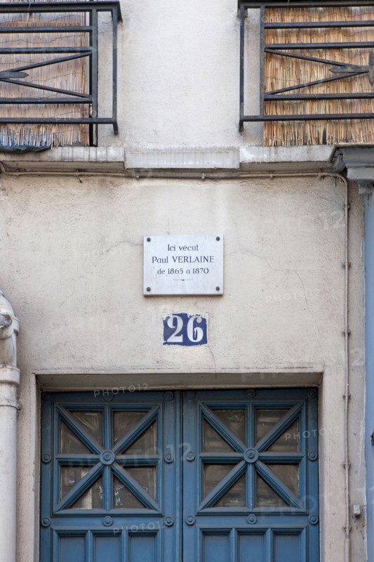 26 rue Lecluse, Verlaine y vécut