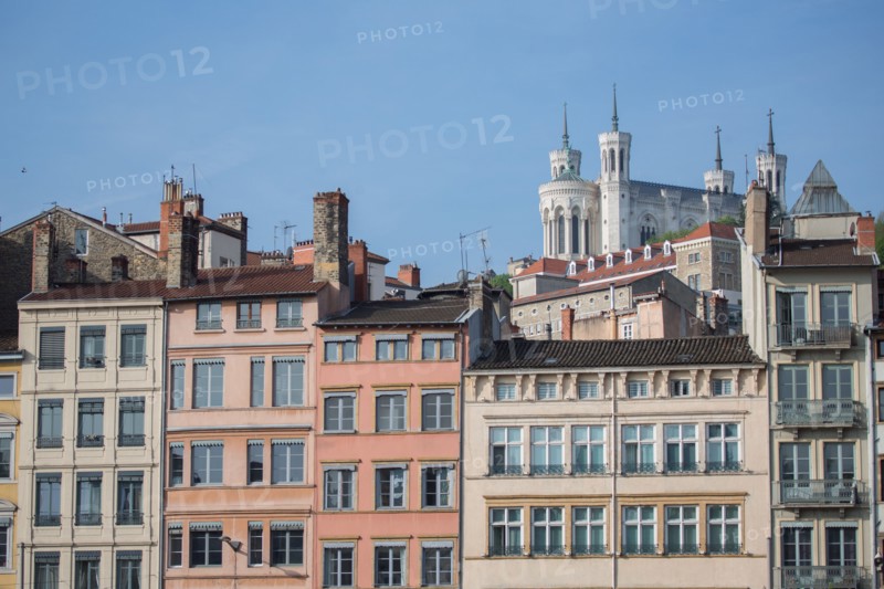 Lyon, façades Quai de Bondy