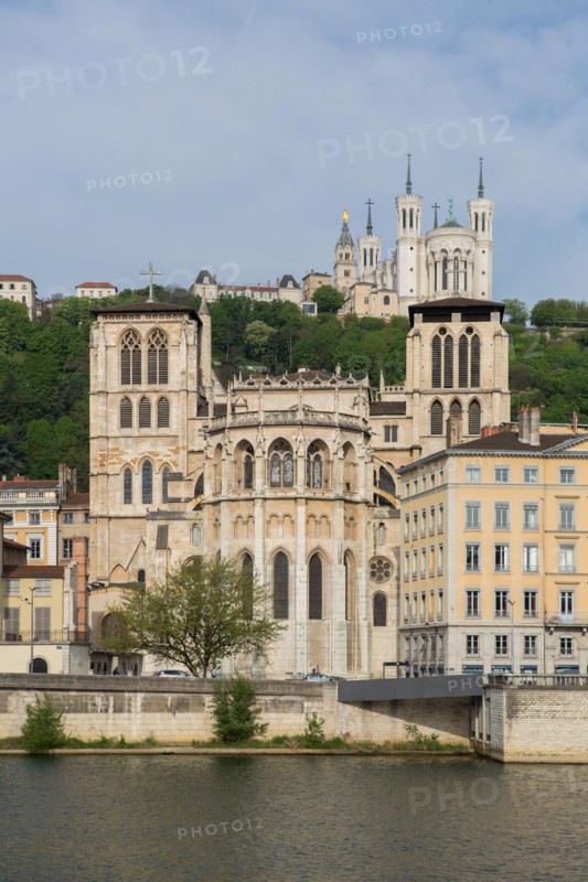 Lyon, Cathedrale Saint-Jean-Baptiste et Basilique de Fourviere