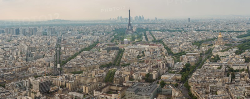 Vue aerienne de Paris depuis la Tour Montparnasse