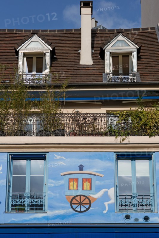 Paris, façade du Théâtre d'Edgar