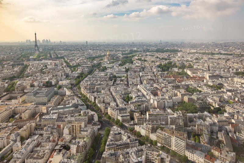 Paris, aerial view