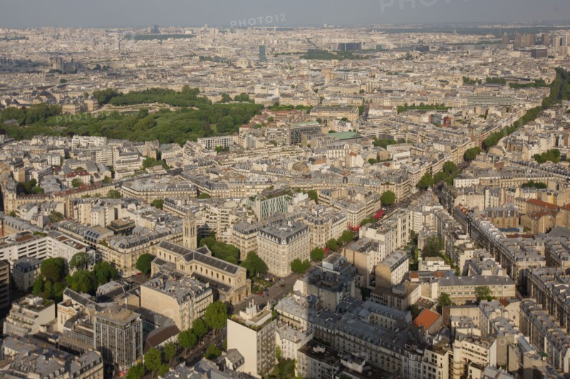 Paris, vue aerienne