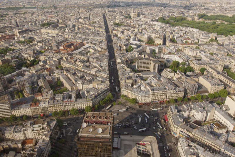 Paris, aerial view