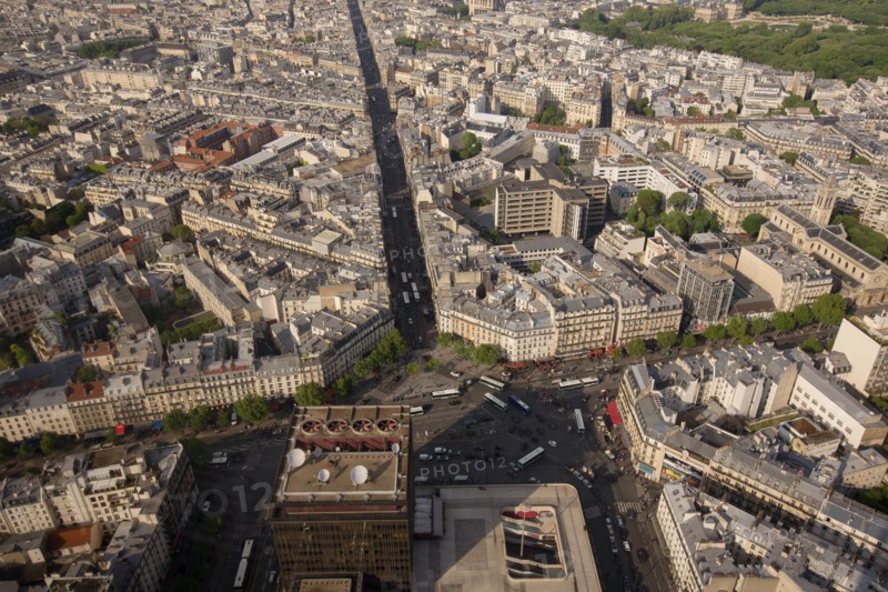 Paris, vue aerienne
