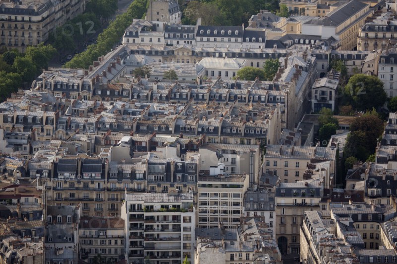 Paris, vue aerienne