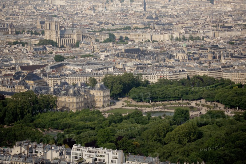 Paris, vue aerienne