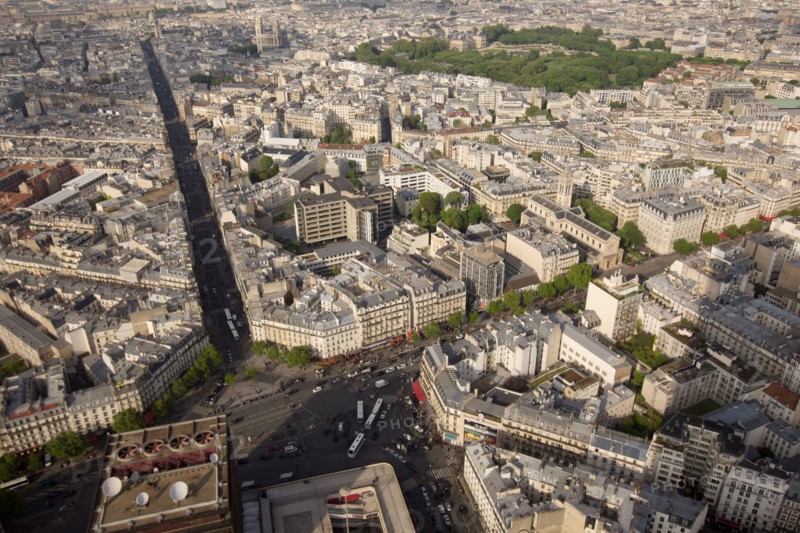 Paris, vue aerienne