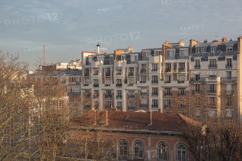 Paris, immeuble rue Firmin Gillot