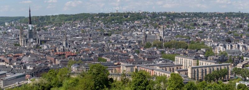 Rouen, Panorama depuis la Côte Sainte-Catherine