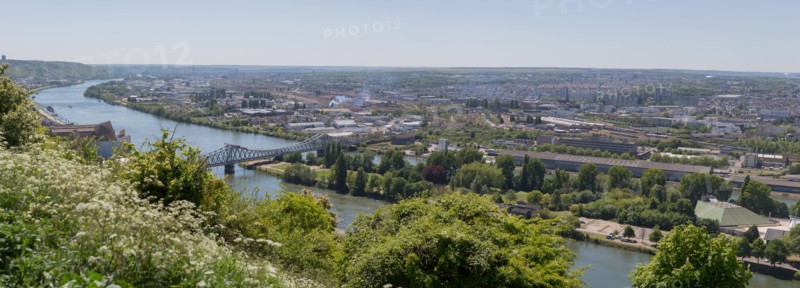 Rouen, Panorama depuis la Cote Sainte-Catherine