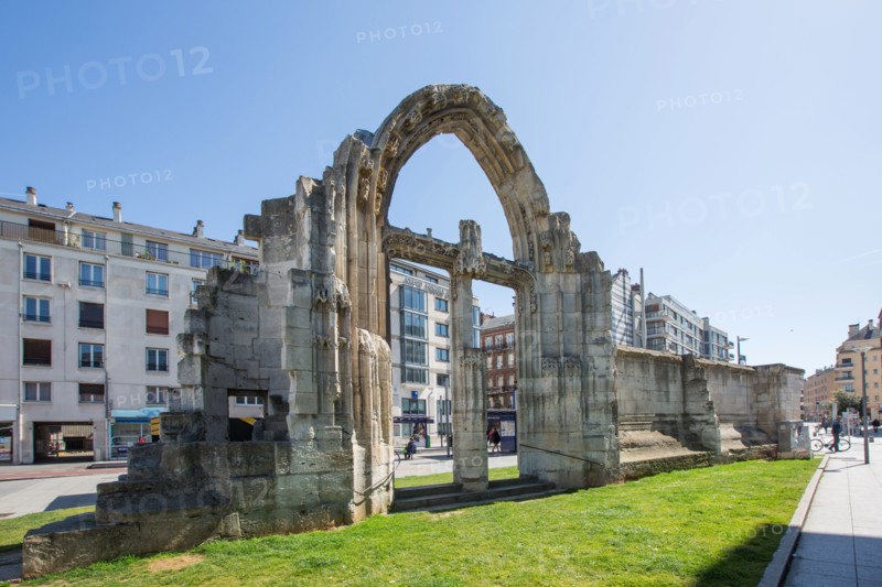 Rouen, vestiges de l'ancienne église Saint-Vincent