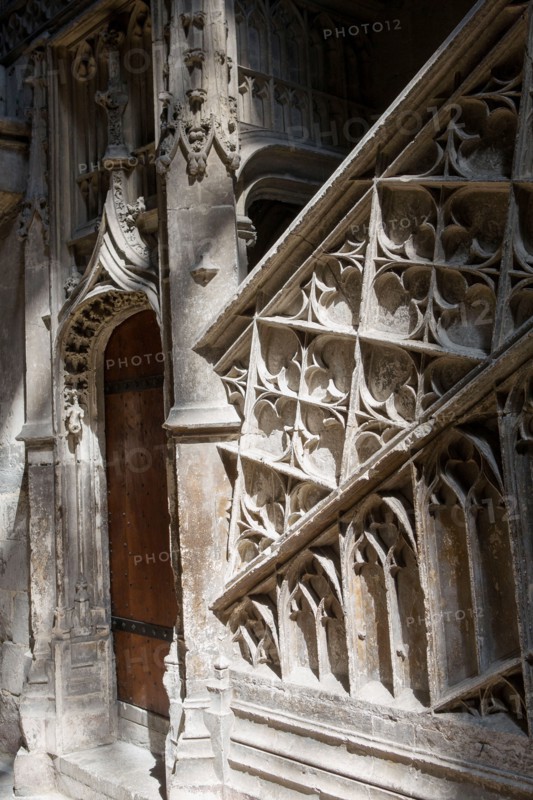 Rouen Cathedral, stairway