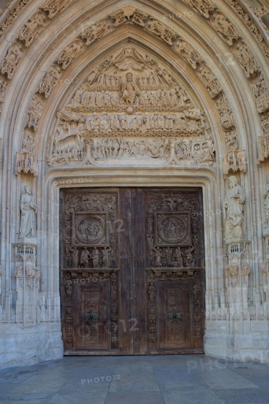 Rouen, porche de l'eglise Saint-Maclou