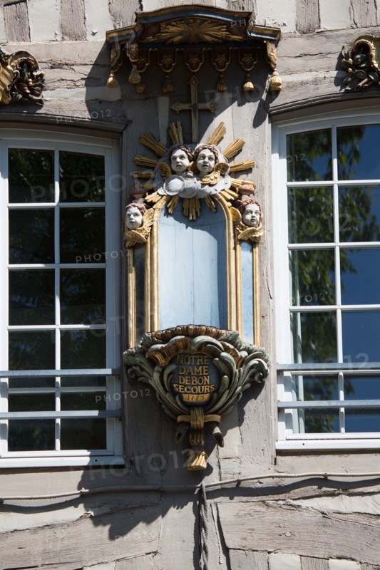 Rouen, facade Rue Martainville