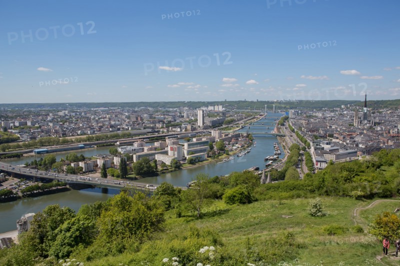 Rouen, Panorama depuis la Côte Sainte-Catherine