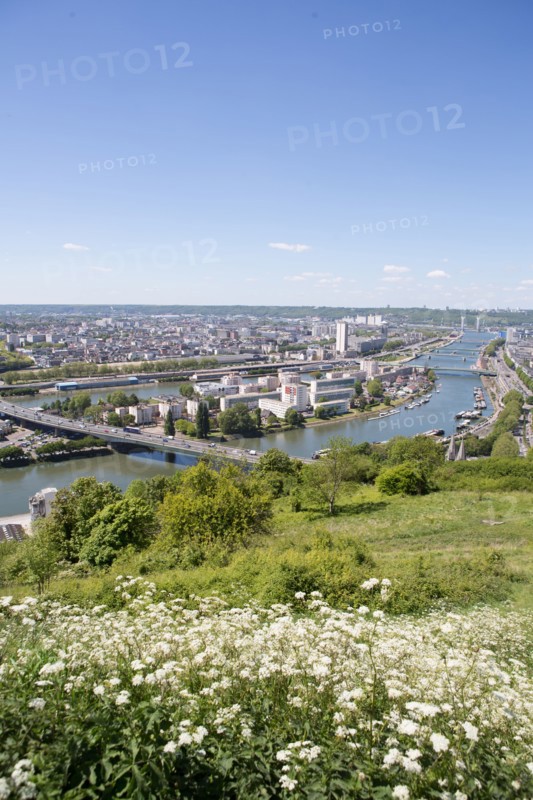 Rouen, Panorama depuis la Côte Sainte-Catherine