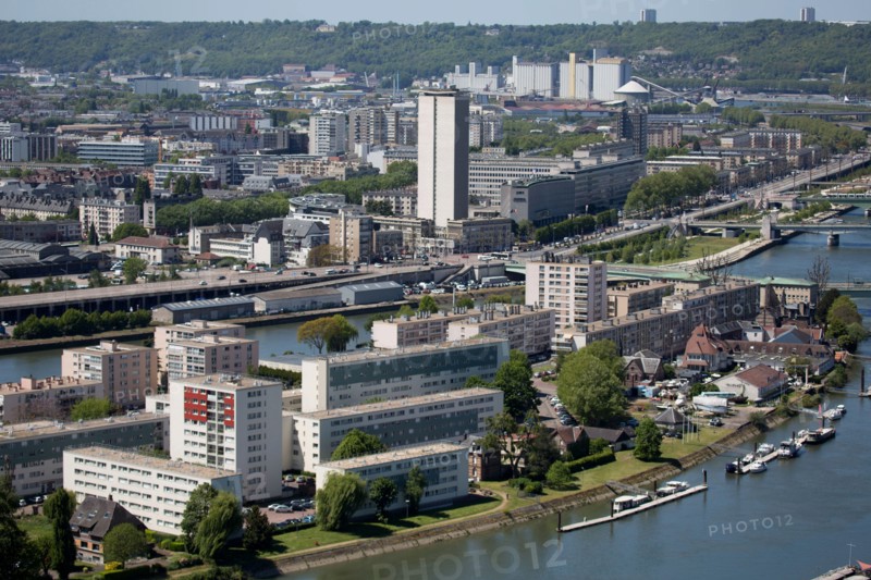 Rouen, Panorama depuis la Cote Sainte-Catherine