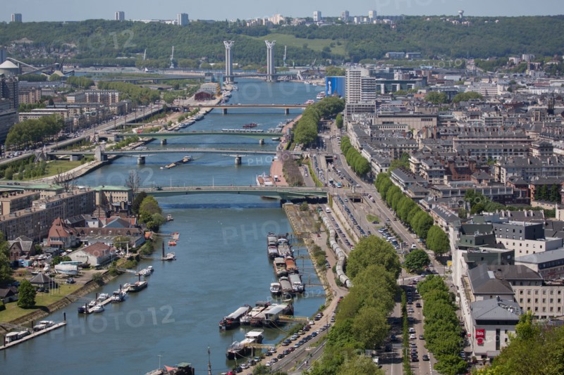 Rouen, Panorama depuis la Cote Sainte-Catherine