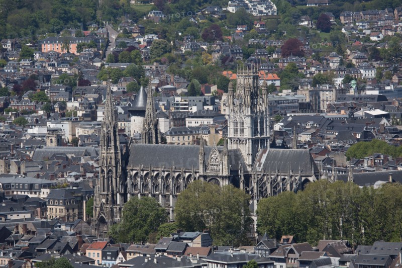 Rouen, Panorama depuis la Côte Sainte-Catherine
