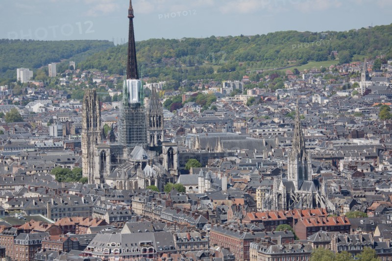 Rouen, Panorama depuis la Cote Sainte-Catherine