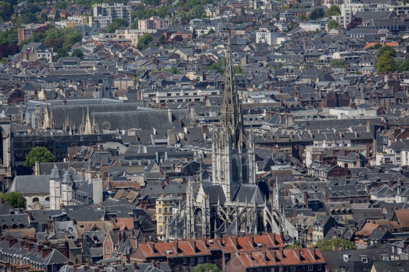 Rouen, Panorama depuis la Cote Sainte-Catherine