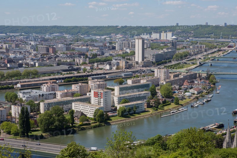 Rouen, Panorama depuis la Côte Sainte-Catherine