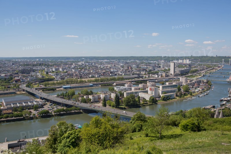 Rouen, Panorama depuis la Côte Sainte-Catherine