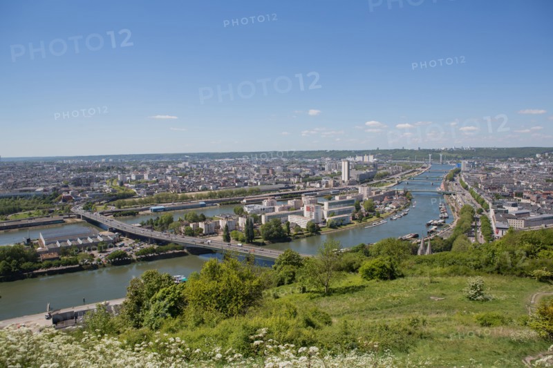 Rouen, Panorama depuis la Cote Sainte-Catherine