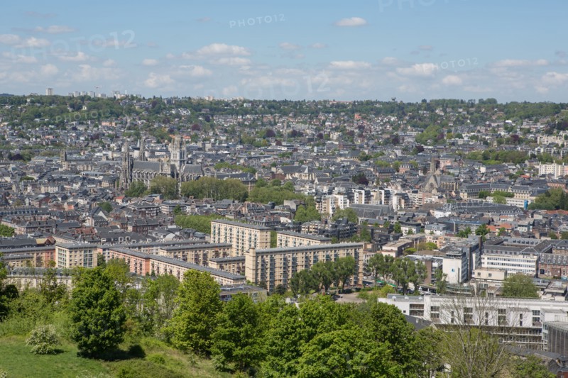 Rouen, Panorama depuis la Côte Sainte-Catherine
