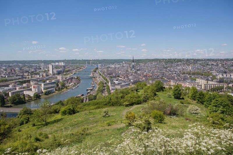 Rouen, Panorama depuis la Côte Sainte-Catherine