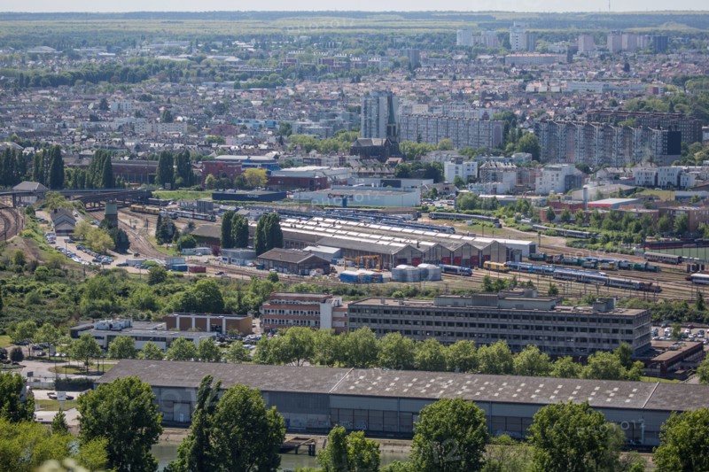 Rouen, Panorama depuis la Cote Sainte-Catherine