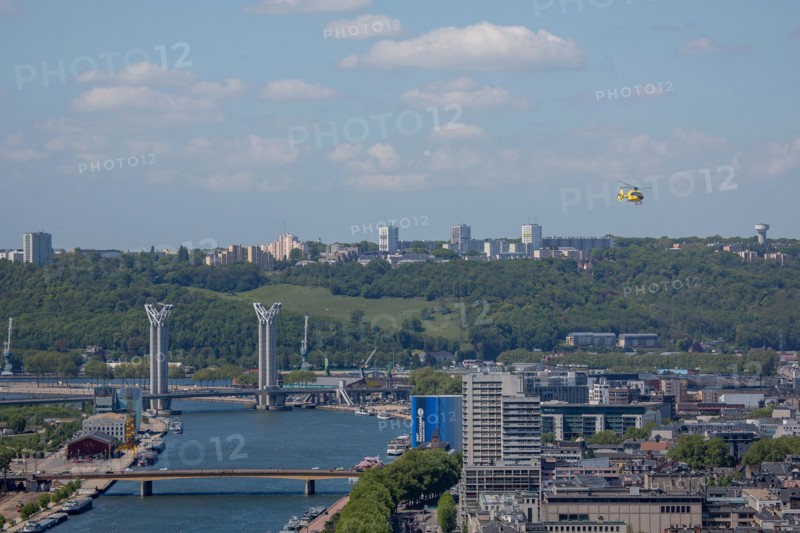 Rouen, Panorama depuis la Côte Sainte-Catherine