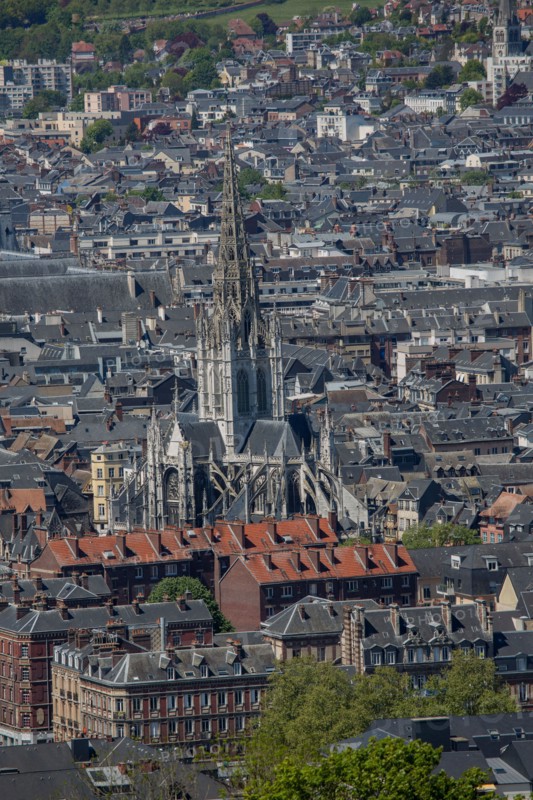 Rouen, Panorama depuis la Côte Sainte-Catherine