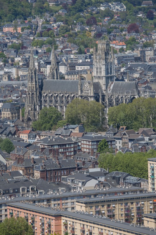 Rouen, Panorama depuis la Côte Sainte-Catherine