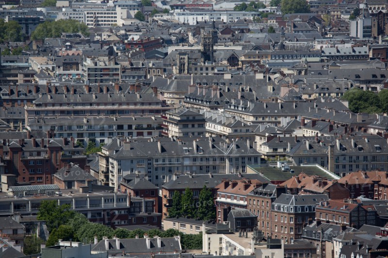 Rouen, Panorama depuis la Cote Sainte-Catherine