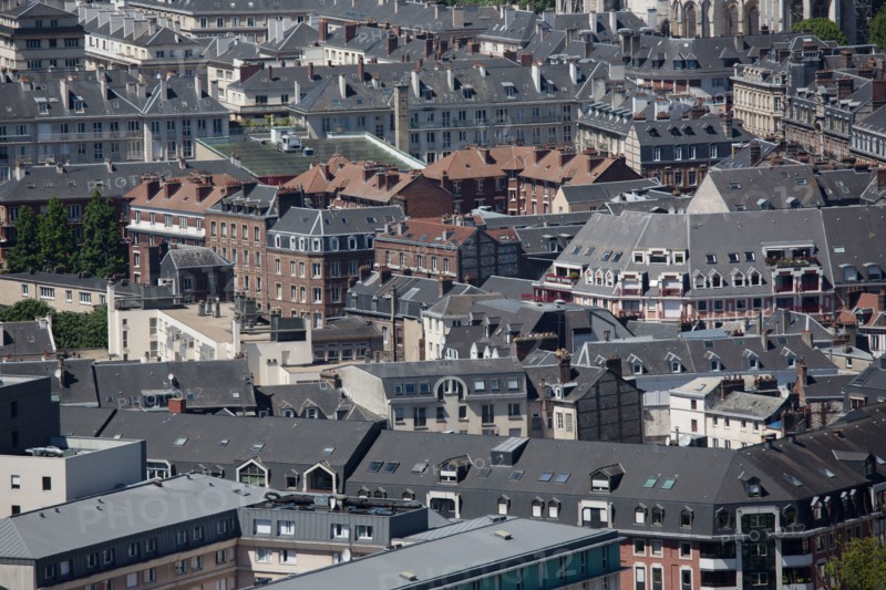 Rouen, Panorama depuis la Côte Sainte-Catherine