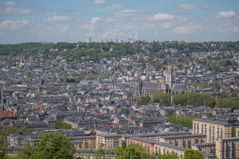 Rouen, Panorama depuis la Côte Sainte-Catherine