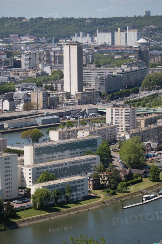 Rouen, Panorama depuis la Cote Sainte-Catherine