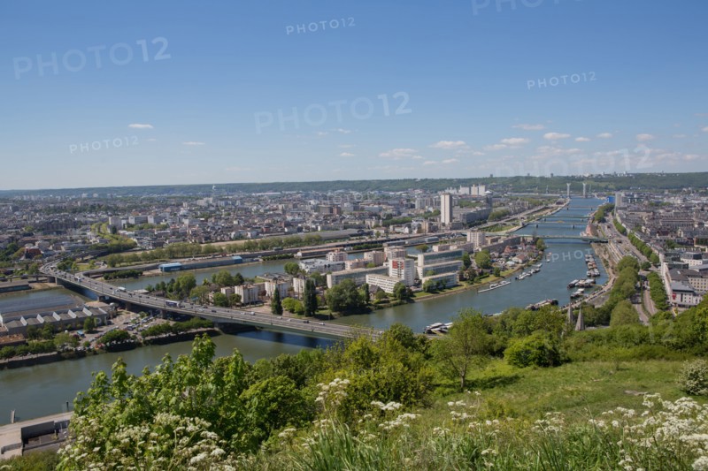 Rouen, Panorama depuis la Cote Sainte-Catherine