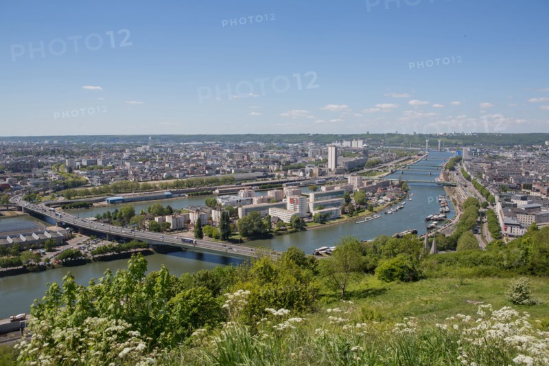 Rouen, Panorama depuis la Cote Sainte-Catherine