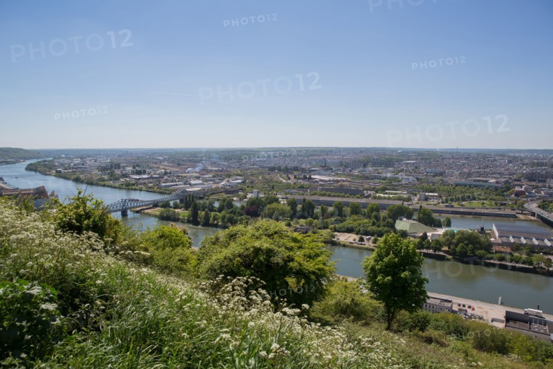 Rouen, Panorama depuis la Cote Sainte-Catherine