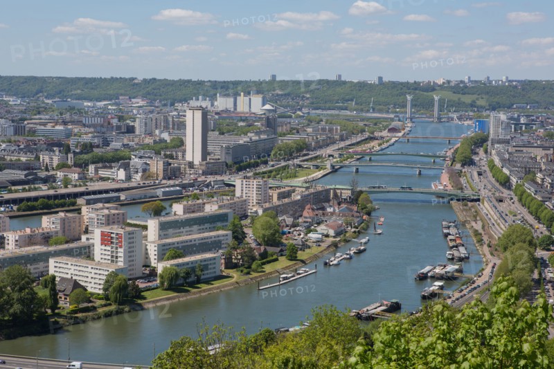 Rouen, Panorama depuis la Côte Sainte-Catherine